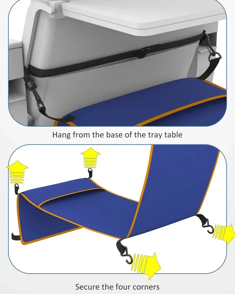 Footrest Hammock Travel Foot Hanger for Adults Baby Sleeping Bed in Airplane Train Bus Car Travelers Hammocks Rests Feet Legs