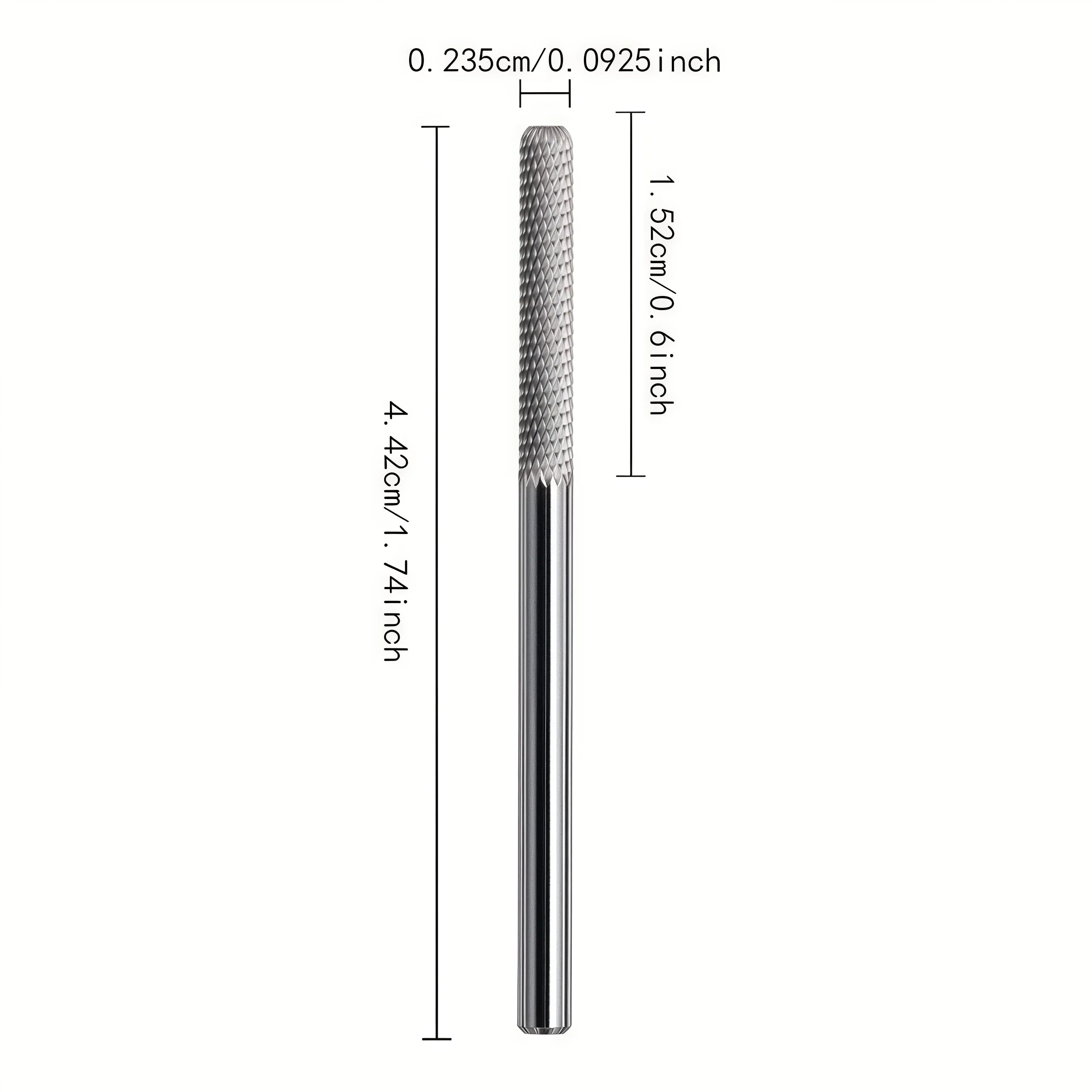 1PC Tungsten Steel Nail Drill Bit Professional Electric Nail Drill Bit Gel Nail Remover Cuticle Grinder Low Heat Odorless Manicu