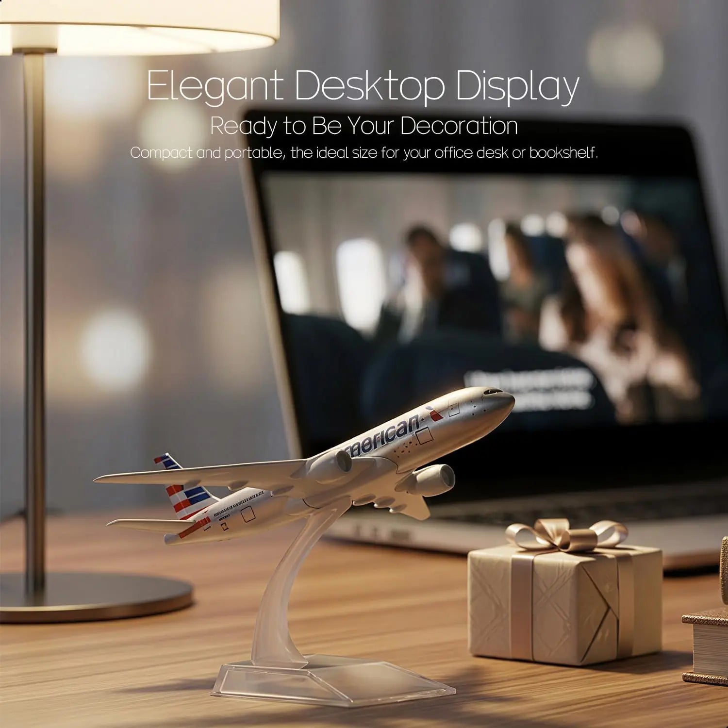 16cm Diecast Metal Airplane Model for American Airlines B777 Display Collectible Model Kit for Aviation Enthusiast Gift