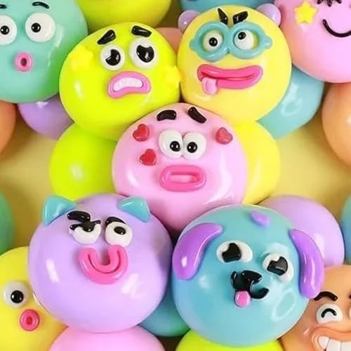 5PCS Smushers Squishy Funny Curiosities Dog Face Swap Squishy Toy Soft Moldable Cute Slow Rise Squeeze Toy Relaxing Sensory Gift