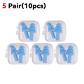New Ear Plugs Sleeping Noise Cancelling Reusable Silicone Sound Block Earplugs Summer Waterproof Swimming Ear Plug With Box