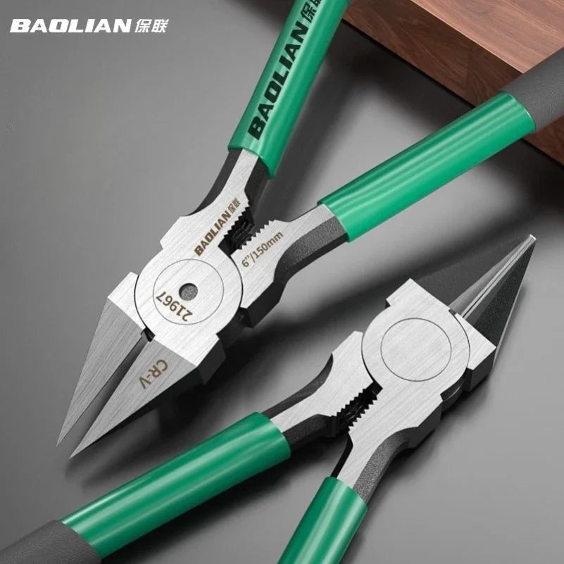 Industrial Grade Special Sharp Side Mouth Pliers,High Hardness Electrician Small Diagonal Pliers,Electrician Manual Tool