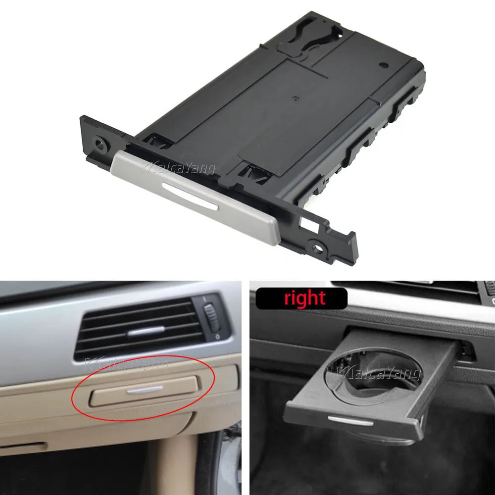 For BMW E90 E91 E92 E93 316i 318d 318i 320d Car Drink Water Cup Bottle Dual Holder Fast Delivery 51459173463 51459173467