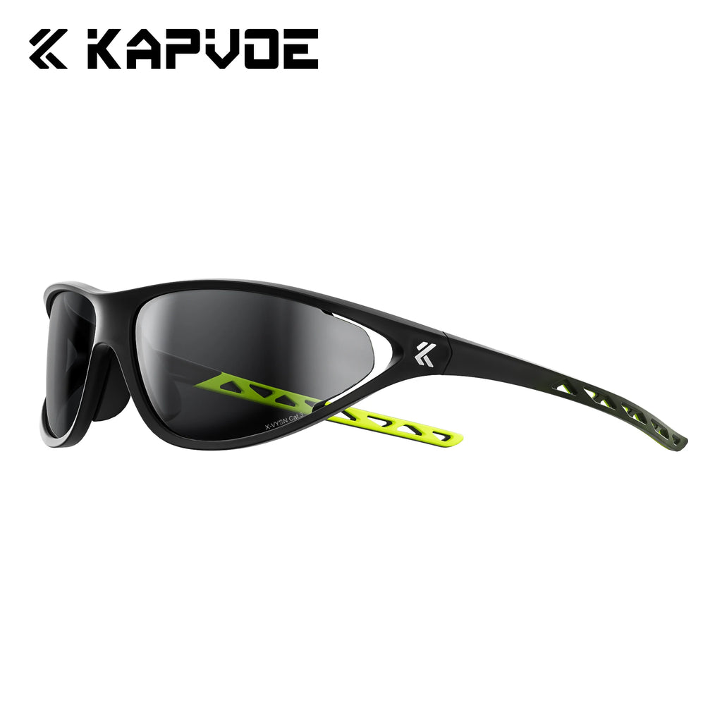 Kapvoe New Fashion Cycling Sunglasses Men Photochromic Glasses Mountain Running Hiking Eyewear Sports UV400 Climbing Goggles