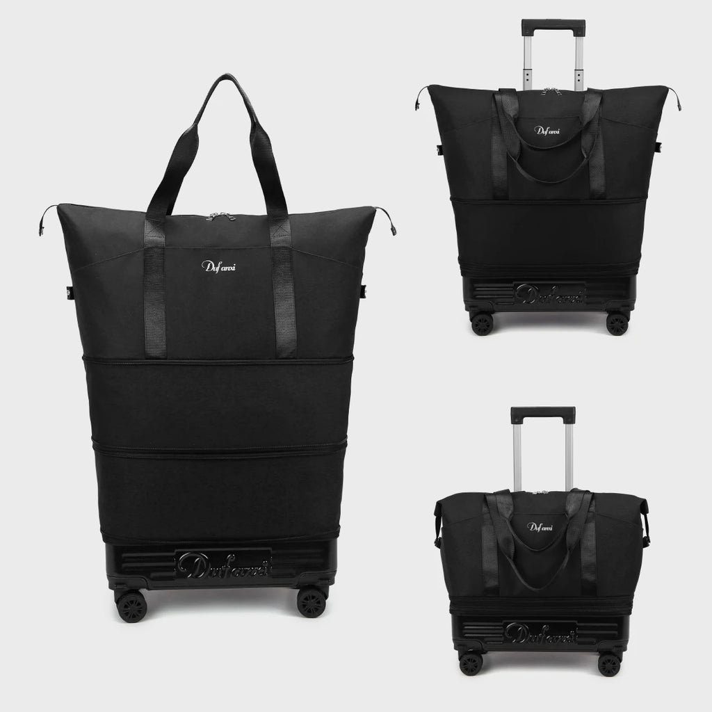 Luggage Bag with Wheels, Travel Bag with Universal Wheels, Foldable Suitcase, Lightweight Trolley Bag, Large Capacity Hand-Pulled Backpack for Going Abroad and Returning Home