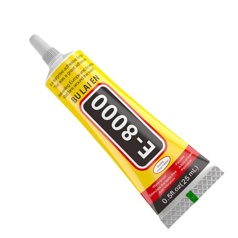 E6000 25ml Multipurpose Adhesive Make Crystal Jewelry Crafts Repair Phone Glass Screen Nail Gel Office Home Supply Bonding Tool