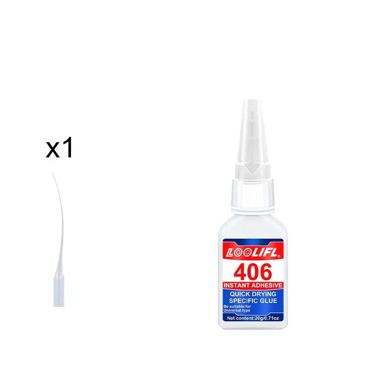 Super strong glass glue, 10 seconds curing, waterproof, high and low temperature resistant, suitable for glass and ceramics.