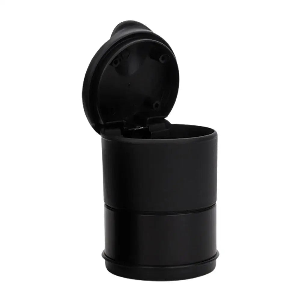 Car Ashtray With LED Light Portable Auto Ashtray Cigarette Ash Holders Flame Decor Smoke Accessories Retardant Car Cup Inte O3Z3