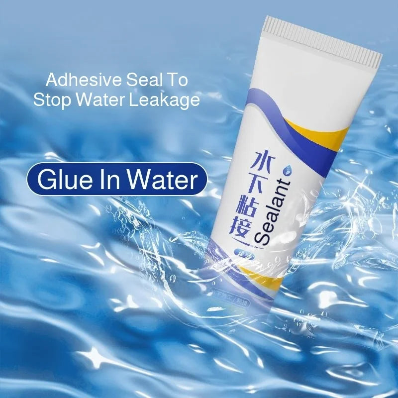 Waterproof Glass Glue Sealant Tape Leak Repair Adhesive Aquarium Fish Tank Pool Underwater Bonding Transparent Waterproof Tape