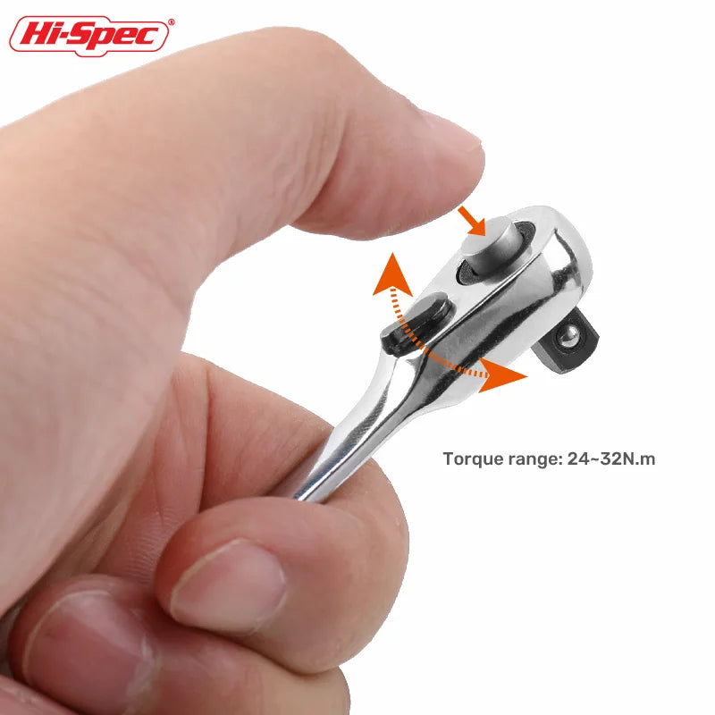 Mini 1/4 inch Double Ended Quick Socket Ratchet Wrench Socket Screwdriver Bit Driver Quick Release Ratchet Wrench Hand Tools