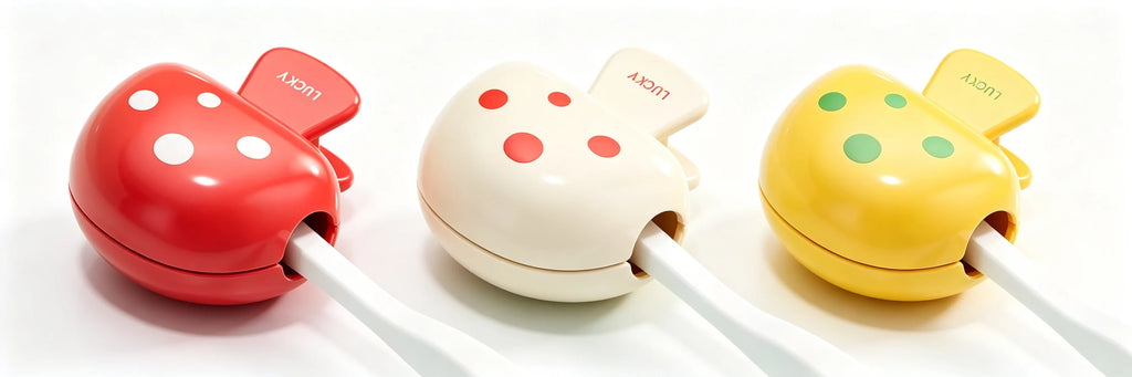 Cute Travel Toothbrush Head Covers Toothbrush Protector Cap Brush Pod Case Protective Portable Plastic Clip for Household Travel