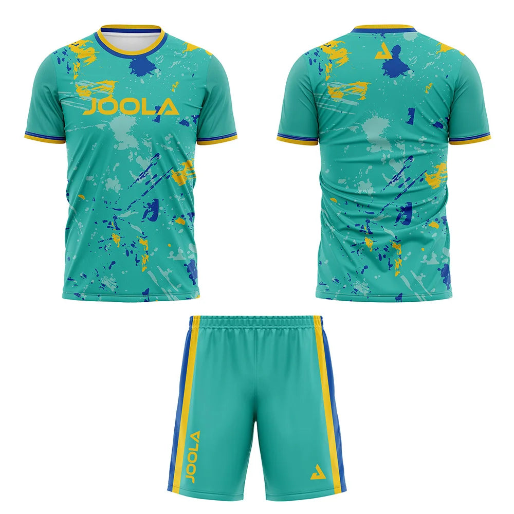 2026 Breathable Quick-drying Men's Table Tennis Apparel Short-sleeved T-shirt And Shorts Set Badminton Drawstring Pocket Shorts
