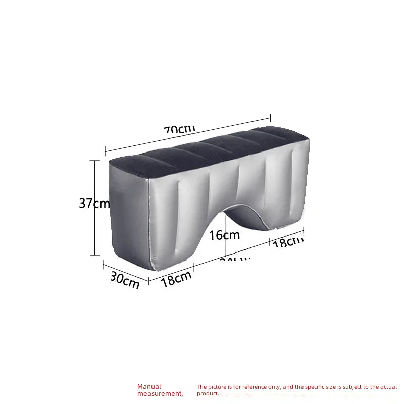 Inflatable Car Bed For Travel Suitable For Sedans Suvs Business Vehicles Rear Seat Sleeping Pad Footrest Filling Pad