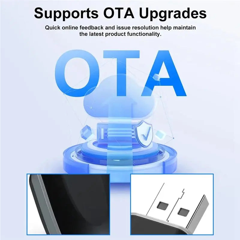 Universal 2026 2In1 Wireless Carplay Android Auto Adapter Plug And Play Connection For Nissan Vehicle