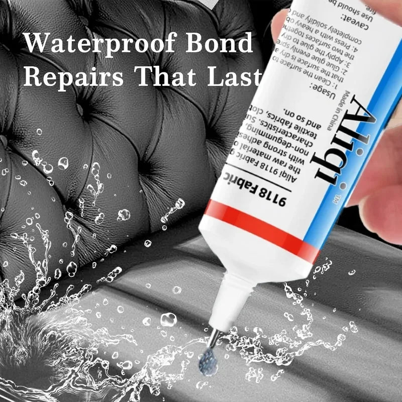 15/60ml Quick Dry Fabric Glue Waterproof Fabric Patching Glue Versatile Fabric Repair Seam Adhesive for Clothing Textiles