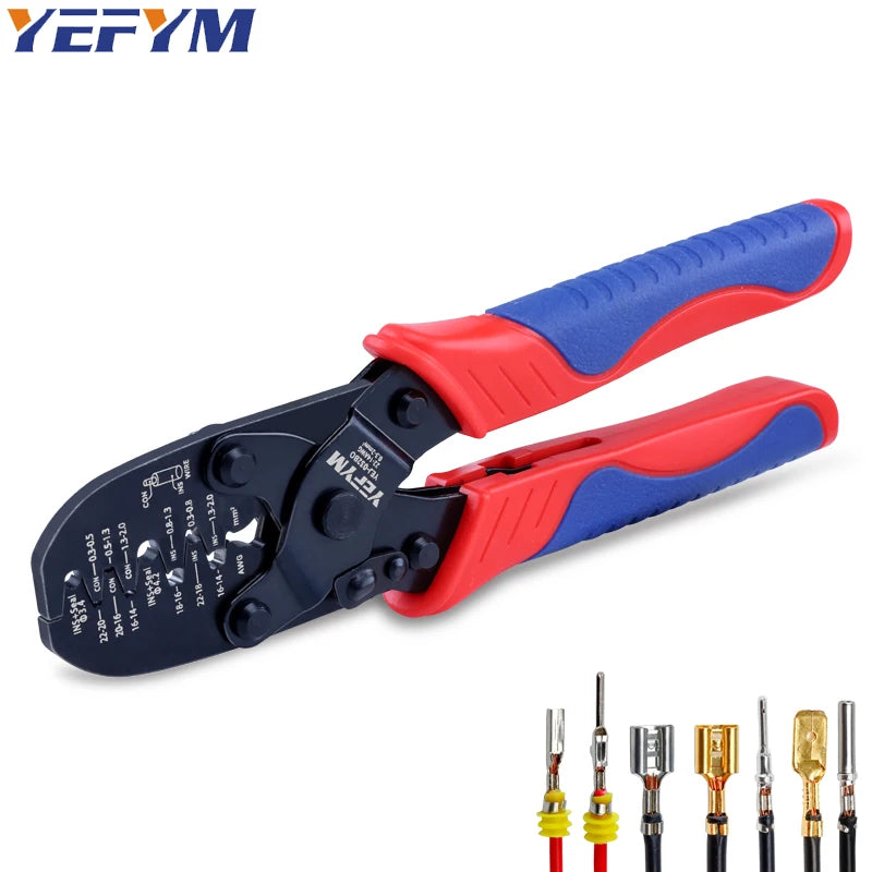 Open Barrel Terminal&Weather Pack Terminal Crimper YEJ-032BO for AWG 22-14（0.3-2mm²）Molex, Delphi, AMP/Tyco,Metri-Pack 150, 280