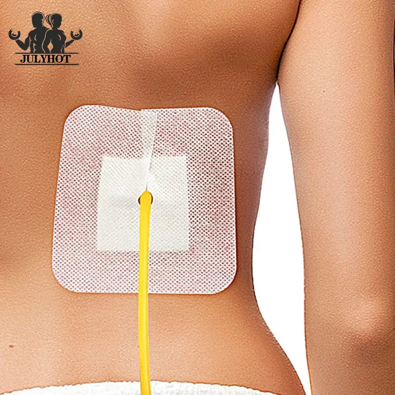 5/10Pcs Drainage Tube Sterile Applicator Peritoneal Dialysis Catheter Bile Duct Nephrostomy Gastric Tube With Hole Sticker Fixed