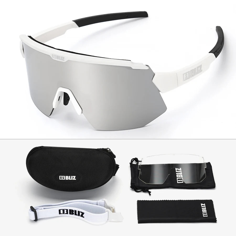 B Bliz Breeze Style Polarized Cycling Sunglasses UV400 Photochromic Outdoor Glasses for Men Women Anti-Slip for Climbing Hiking