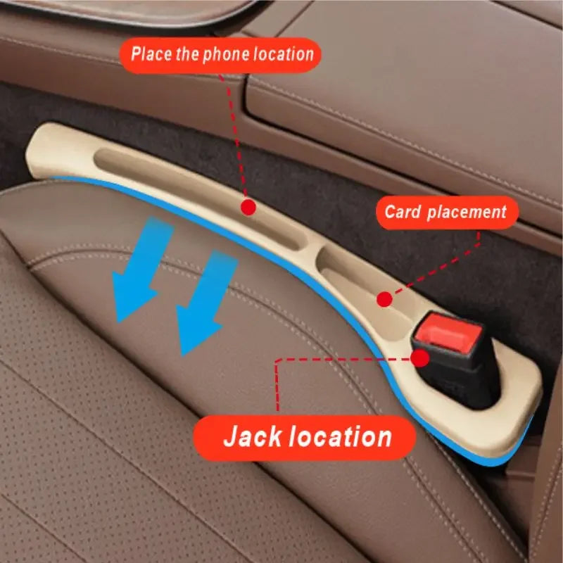 For Nissan Qashqai J10 J11 J12 Car Seat Gap Filler Strip Seat Sundries Tidying Leak-Proof Plug Sealing Strip Styling Accessories