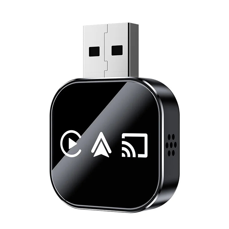 New Upgrade 3 in 1 Wireless Carplay Mirror Link Adapter Instant Wired to Wireless Conversion Plug & Play for Wired Carplay