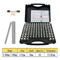Range 5-6-7-8-9-10mm,101pcs,Step 0.01/0.05mm,Precision Steel Pin Gauge Set,Customized Pin Gage for Carpentry and Inspection