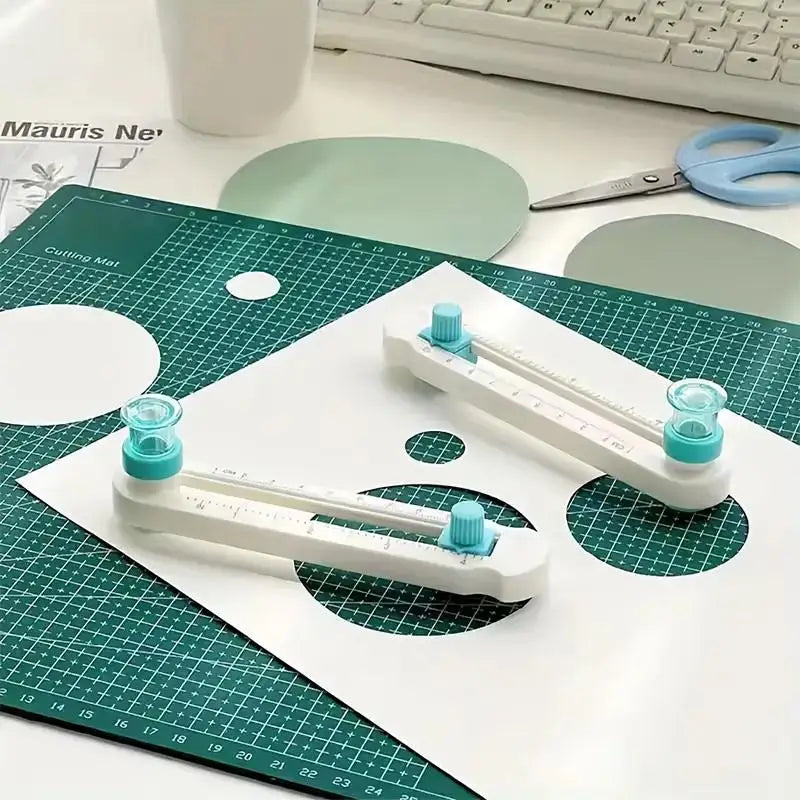 1pc  2-20cm Circle Paper Cutter Multifunctional Craft Cutting Tools Paper Scrapbooking Cards Cutters For Home Study Offices