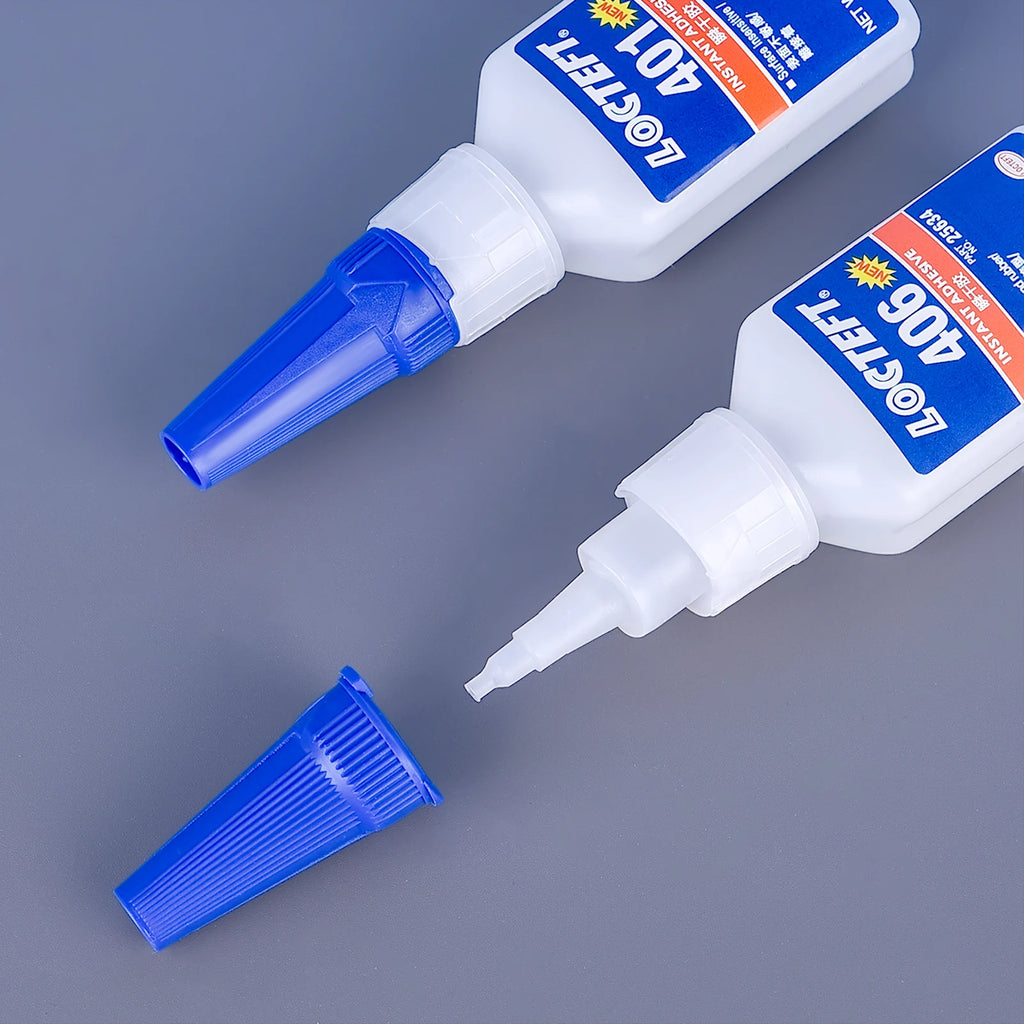 20g 401 Glue Transparent High-strength Instant Glue Fast Drying Sticky Metal Plastic Rubber Leather Earphone Shoes