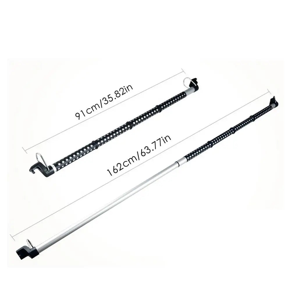 Car Clothes Drying Rod Auto Trunk Drying Rack Telescopic Clothes Rod Trunk Hanger Rod Laundry Rack Rod Holder For Car Truck RV