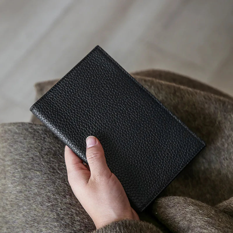 Leather Passport Holder Covers Case Waterproof Travel Credit Card Wallet Cute Passport Book for Women/Men Zipper Passport Cover