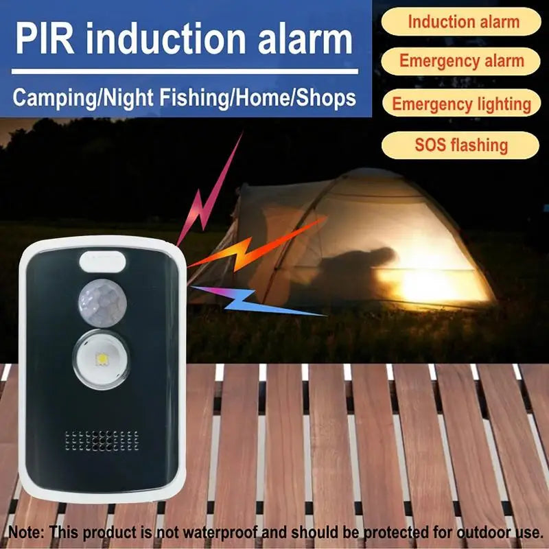 Motion Sensor Alarm 125db Motion Sensor Perimeter Camping Alarm Outdoor Security Supplies With Multiple Modes Anti Theft Alert