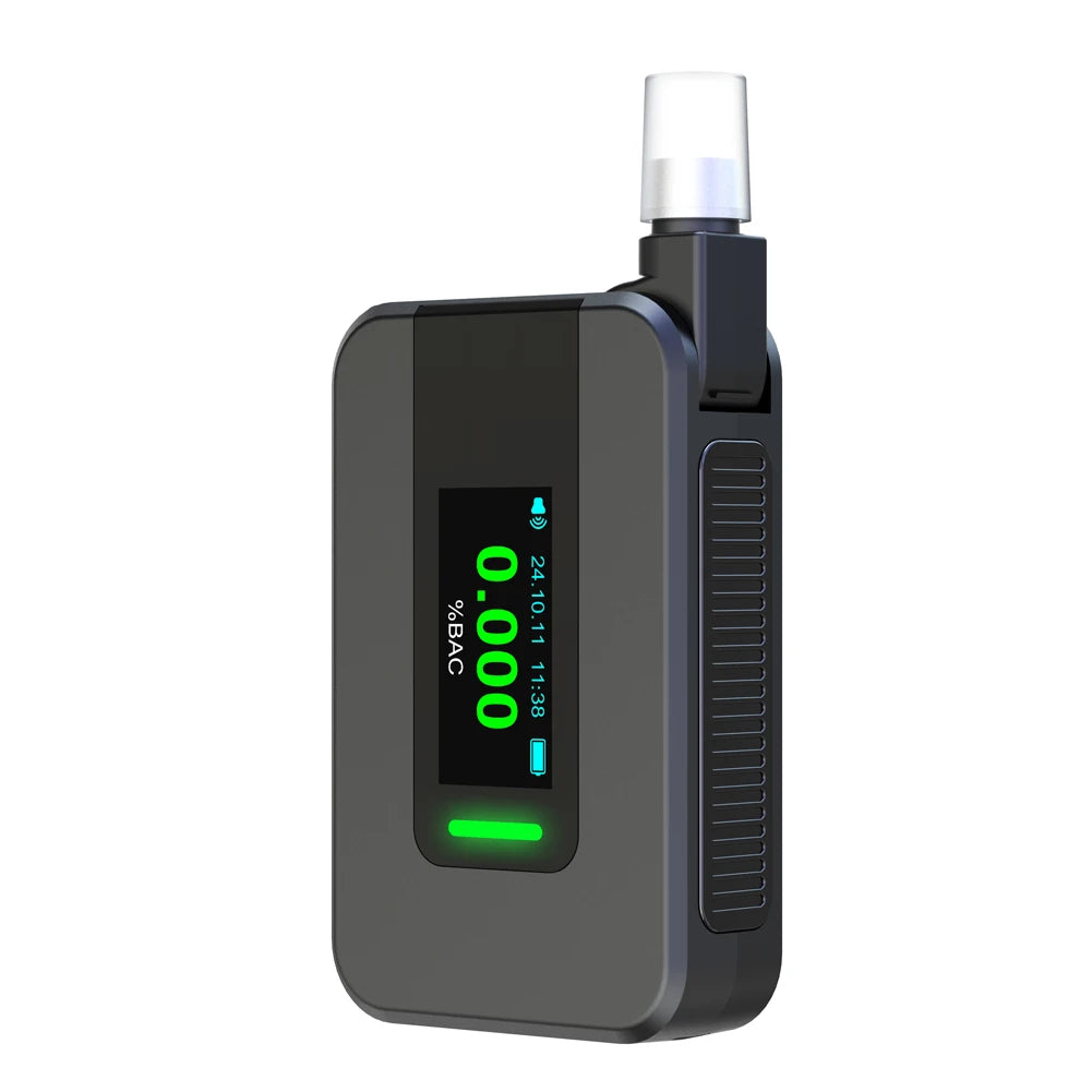 Electrochemical Alcohol Tester Blowing Drunk Driving Alcohol Tester Non-Contacting Electronic Breathalyzer for Professional Use