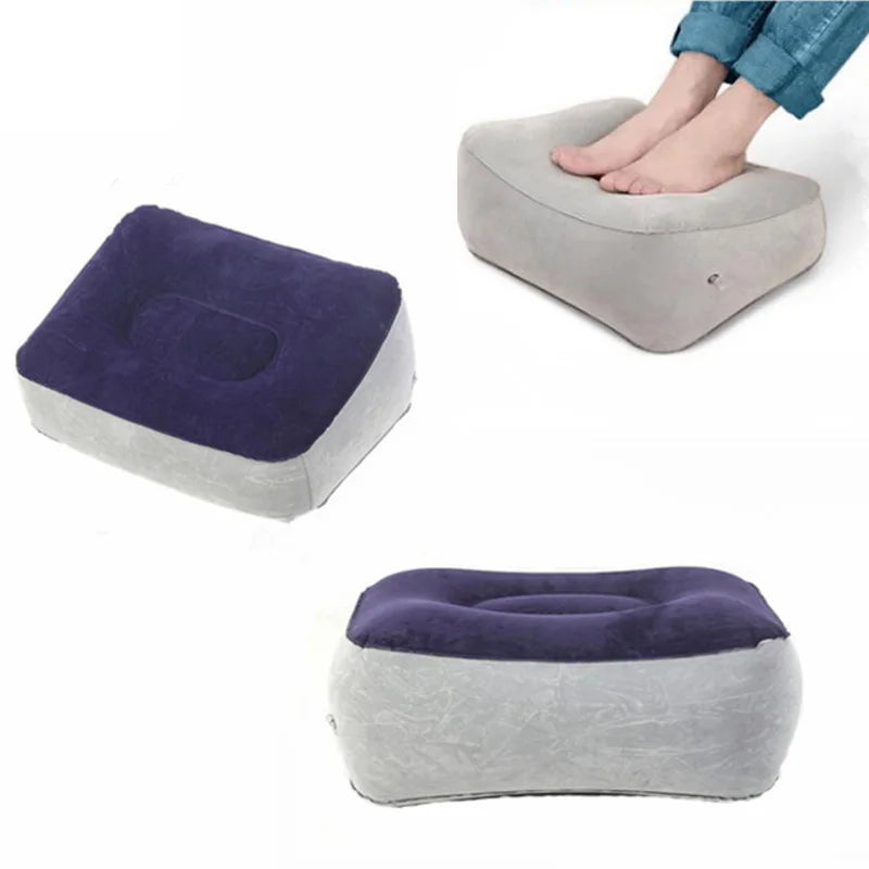 Car Inflatable Lumbar Support Air Matts Long Distant Travel High Speed  Airplane Foot Drag Suit Kids Sleeping Headrest Accessory