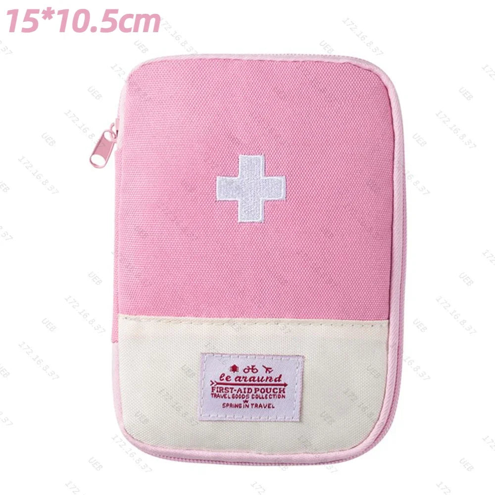 Portable Medicine Bag Empty First Aid Kit Emergency Survival Medical Small Medicine Pill Storage Bag Outdoor Camping Equipment
