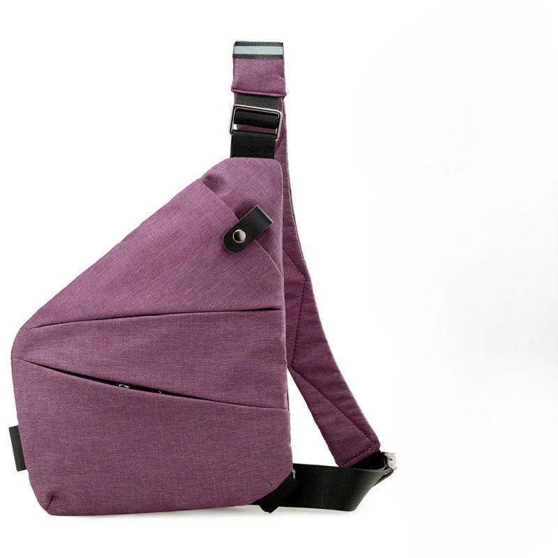 Right Shoulder Bag Chest Bag Men's Lightweight Large Capacity Crossbody Bag Miscellaneous Storage Shoulder Bag Purses Handbag