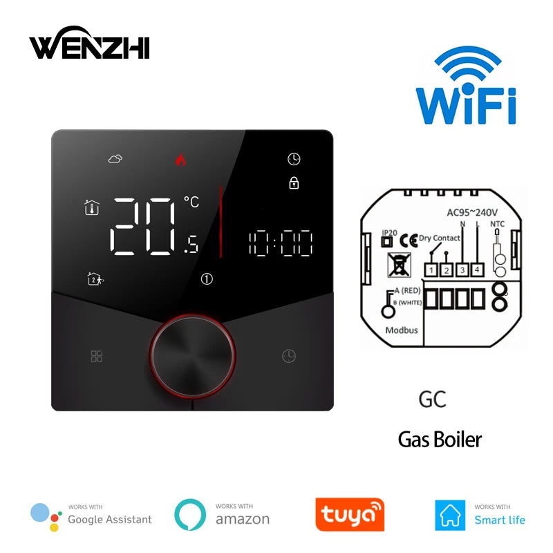 ZigBee/Wifi Warm Floor Room Heating Thermostat Temperature Controller For Water/Electric/Gas Boiler Tuya Smart Life Alexa Home