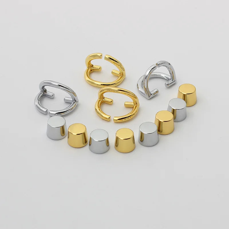 1Set Fashion Metal Bag Locks Clasp Bag Lcok Set For Handbags Purse Tote Closures Snap Clasps DIY Craft Hardware Bag Accessories
