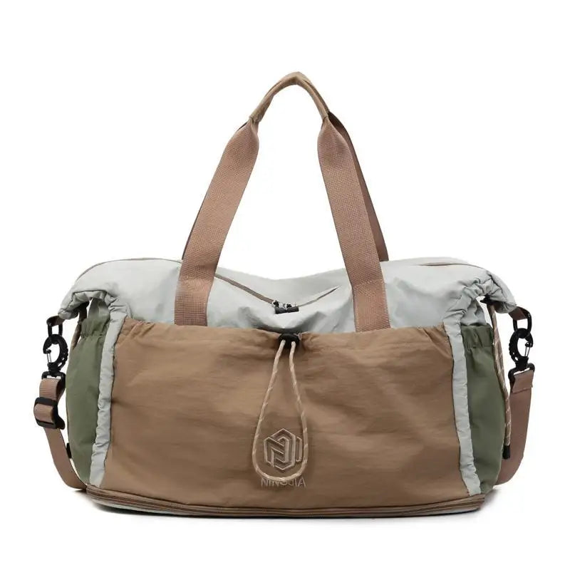 Wet Dry Separation Sports Duffel Bag Lightweight Breathable Large Capacity Crossbody Shoulder Bag For Gym Short Trip Travel