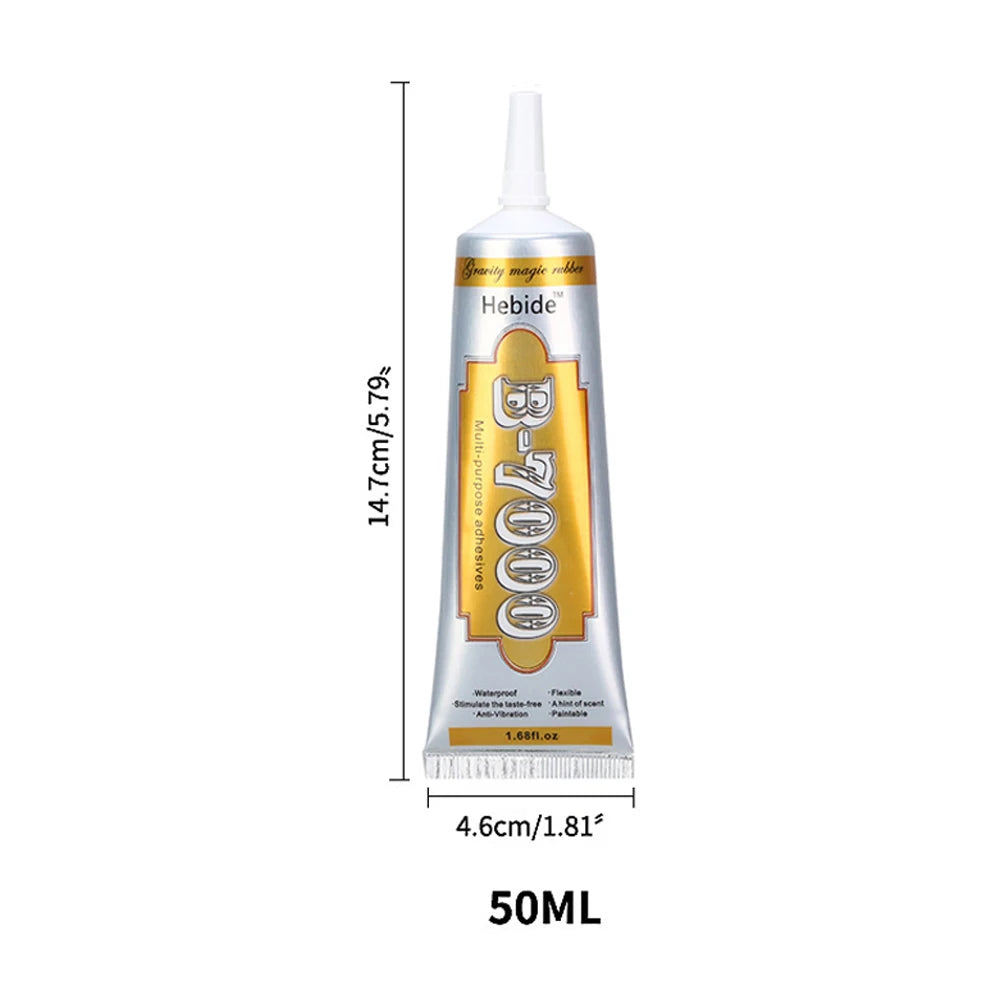15/25/50/110ML B-7000 Glue Safety Materials Upgraded Clear Contact Phone Repair Universal Glass Plastic DIY B7000 Adhesive