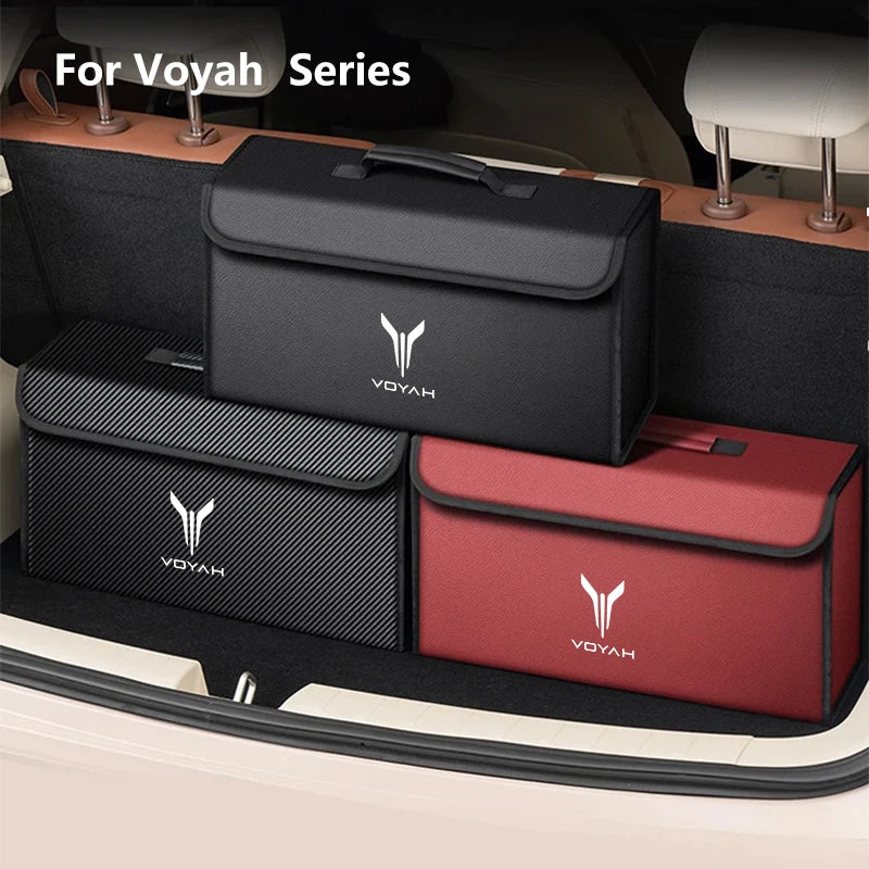 Car Trunk Storage Box Organizer Stowing Tidying Container Bag For DONGFENG Voyah Dreampower PHEV ILang Icozy Courage Free 2025