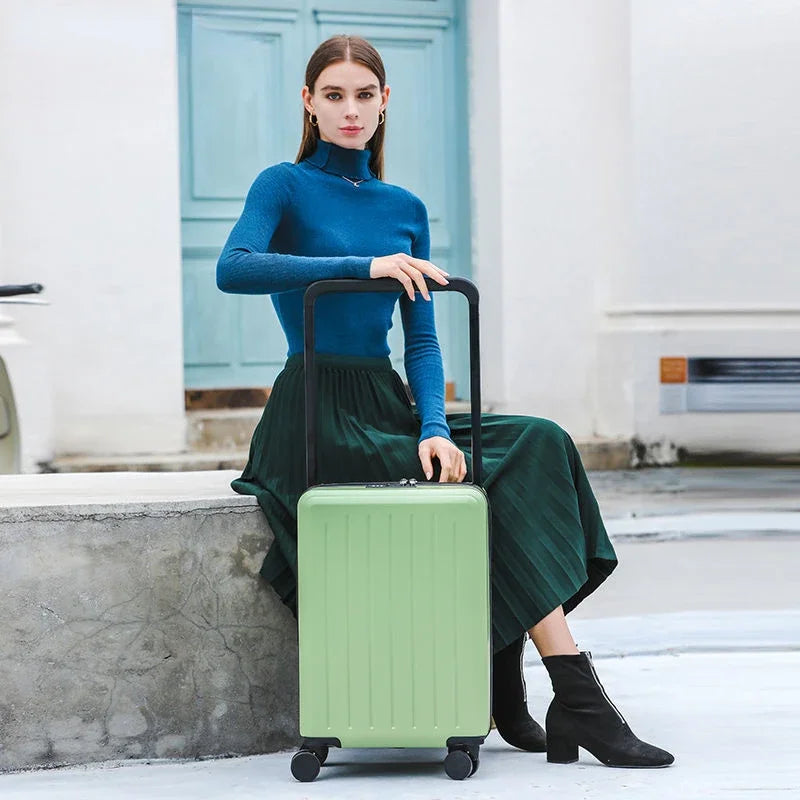 22/24/26 inch Trolley luggage case,Travel suitcase on Women Universal wheels valises rolling luggage 20 inch carry on luggage