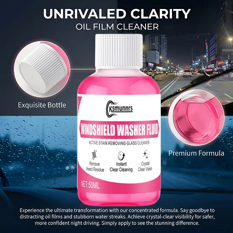 Nano Glass Rain Repellent, Anti-Fog Spray for Car Windows, Helmets, Windshields, And Interior Glass, 2026 Rainy Season Cleaning