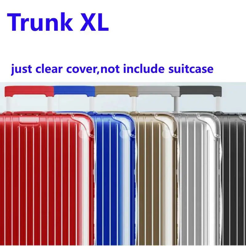 Luggage Cover for Rimowa Suitcase Protecter Cases with Zipper Customized PVC Clear Dustproof Covers All Series