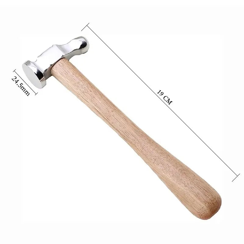 Creative Small Hammer with Round Head, Stainless Steel, Mini Hammer for Goldworking Jewellery, Gold Tools