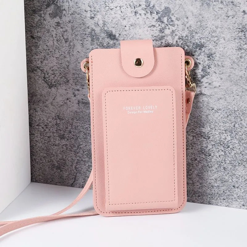 Multi-functional Cell Phone Touch Screen Clutch Bag Women's Wallet Large Capacity Travel Card Holder Passport Holder