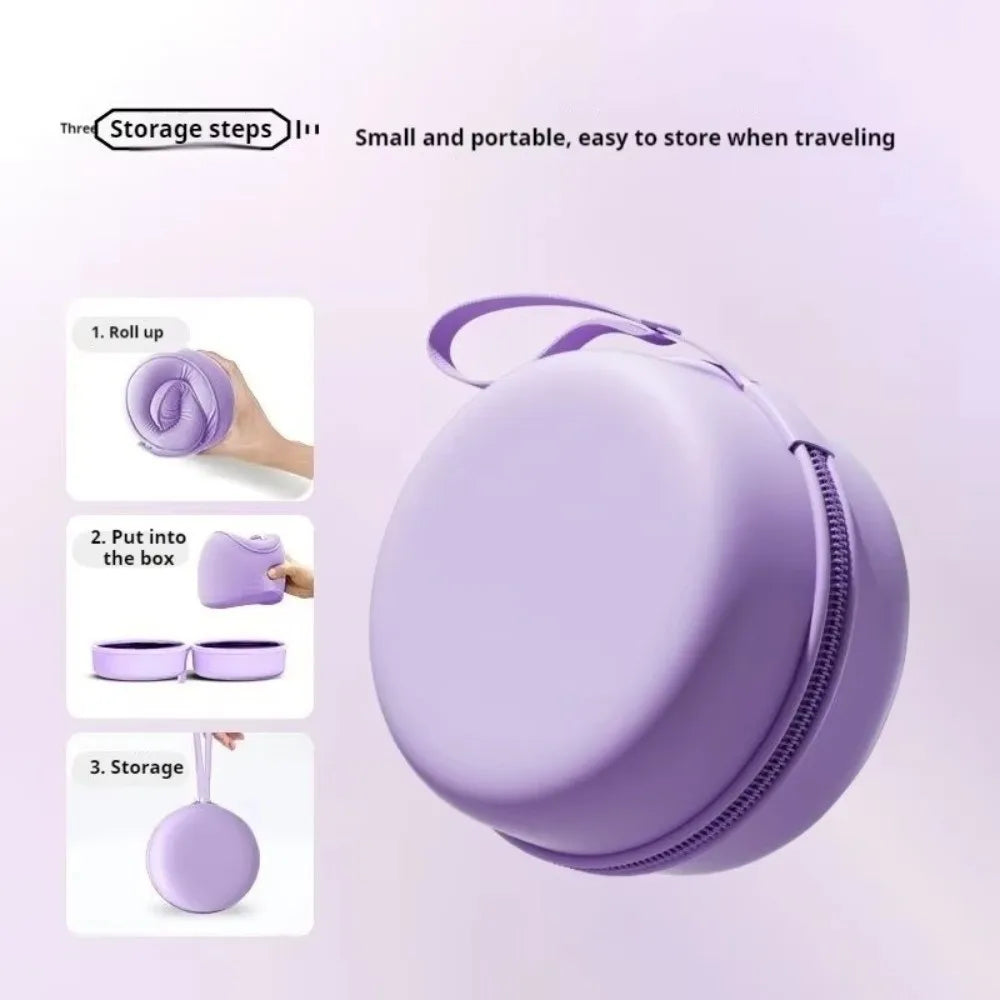 Slow Rebound U-Shaped Neck Pillow Neck Support Memory Foam Memory Foam Pillow Adjustable Washable Sleep Nap Pillows Noon Break