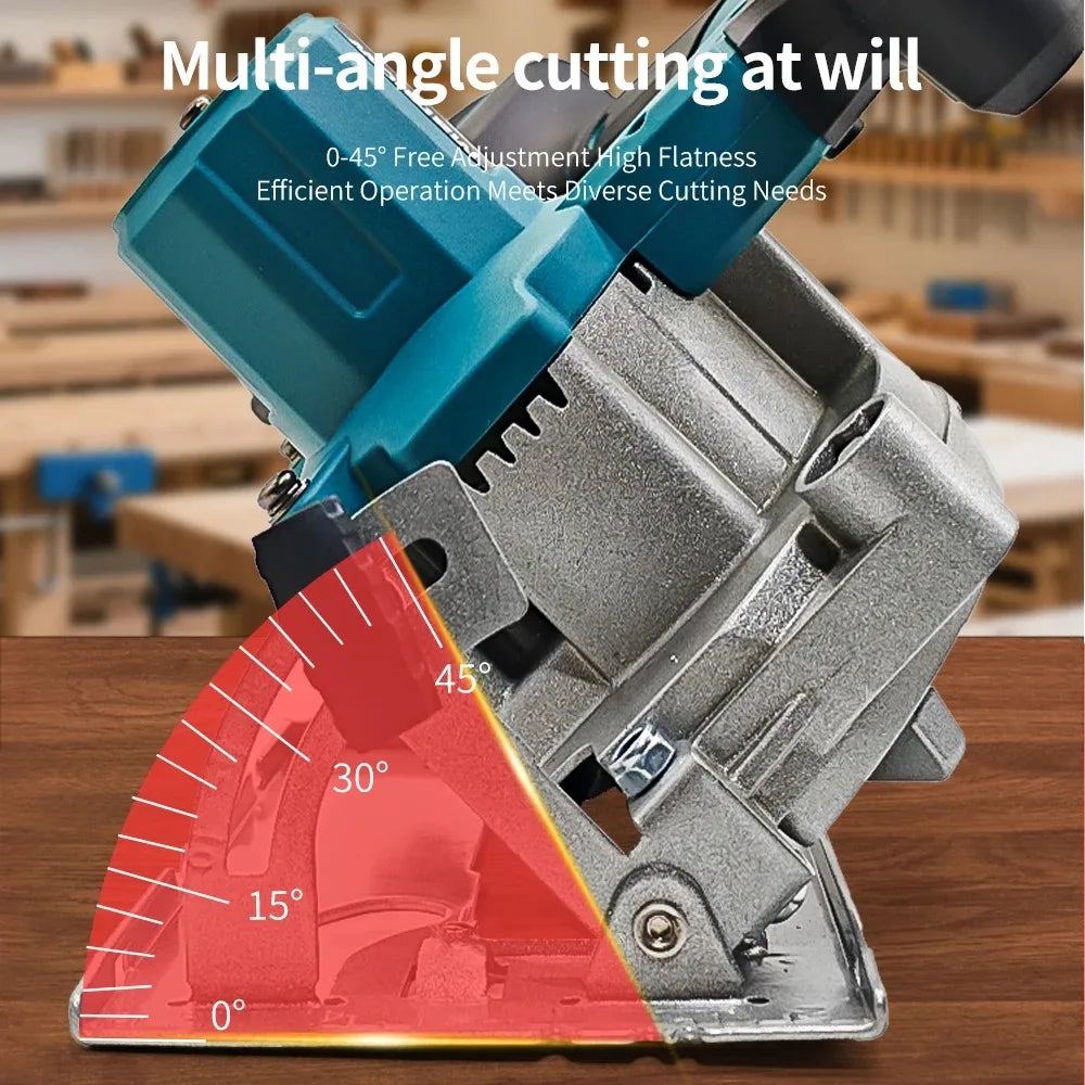 Makita 5-Inch Brushless Electric Circular Saw Cordless High Power Board Cutting Machine Woodworking Power Tools For 18V Battery