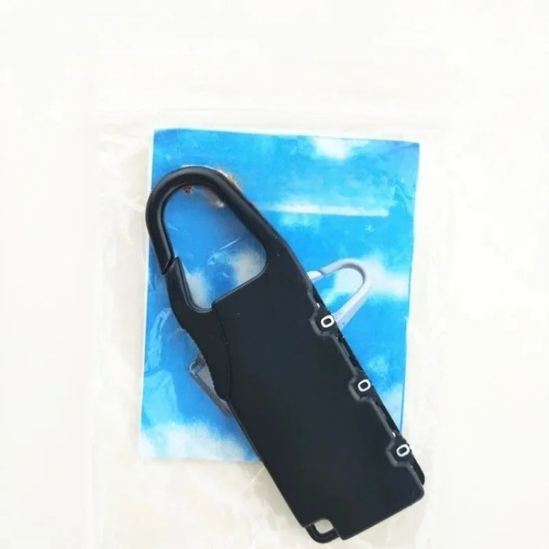 1Pc Zinc Alloy Mini Password Padlock Anti-theft Compact Small Combination Lock for Travel Luggage Camera Bag Backpack Security