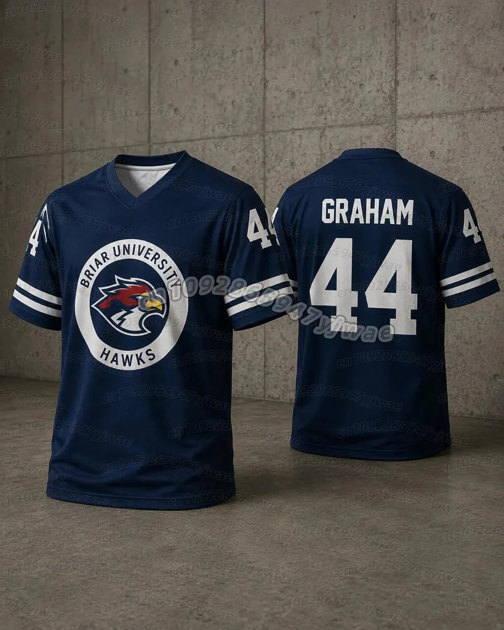 26 men women t-shirt Off Campus Briar University Hockey Jersey Graham 44 22 DI LAURENTIS 66 Tucker46 long sleeve men T-shirt