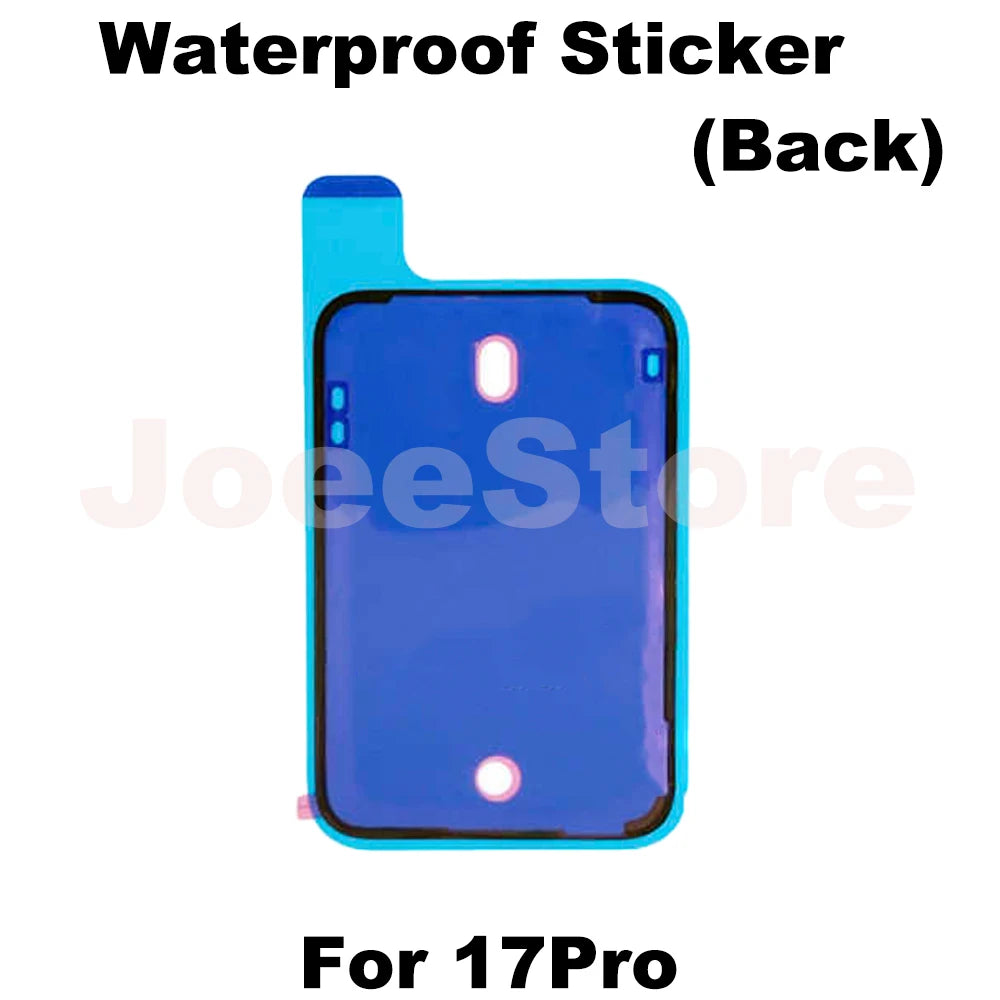 5pcs Waterproof Sticker for iPhone 17 17Pro 17ProMax 17Air Back Adhesive 3M Seal LCD Display Screen Frame Tape Glue Sticker Part