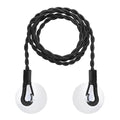 Powerful Suction Cup Stretch Clothesline With Hooks Easy Installation Laundry Line For Hotel Room